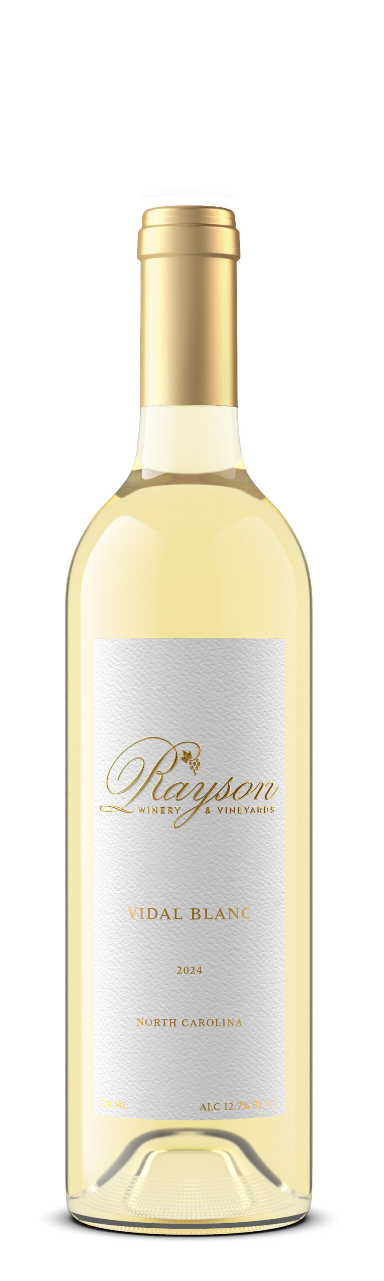 Rayson Winery-Vidal Blanc-NORTH CAROLINA-750ml-Front-2024-HD